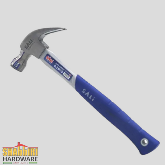 SALI RUBBER HANDLE CLAW HAMMER 750gms