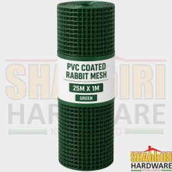 PVC Coated Rabbit Mesh Green 25m x 1m | Rabbit Cage Mesh, Garden Fence & Animal Enclosure Wire Mesh in Nairobi Kenya