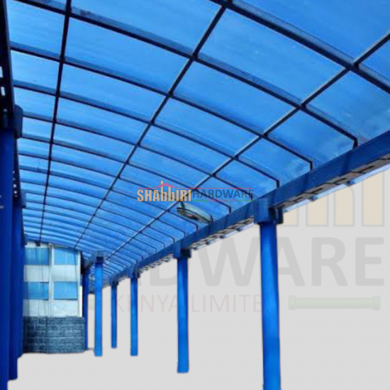 BLUE POLYCARBONATE SHEET 2.1mtr x 5.8mtr