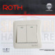 2 Gang 1 Way Switch Roth – Best Price in Kenya | Shabbiri Hardware