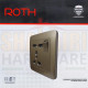 SINGLE SOCKET WITH USB UNIVERSAL ROTH