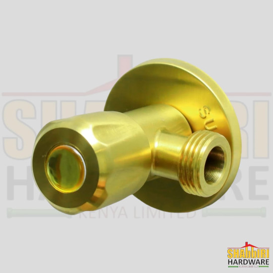 ANGLE VALVE BRUSHED GOLD SS304 ANGLE VALVE BRUSHED GOLD SS304