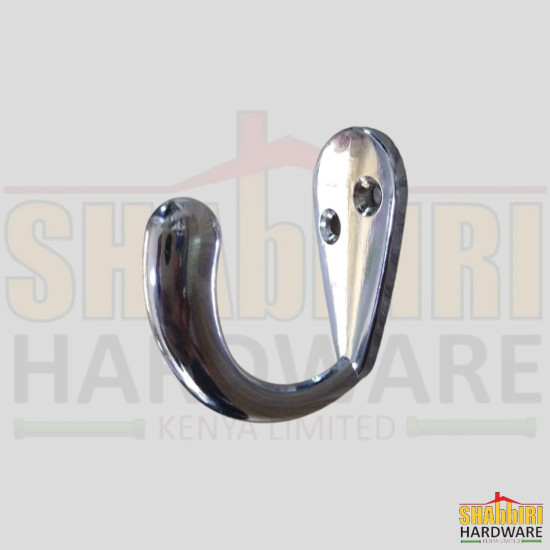 COAT HOOK H-2 SILVER