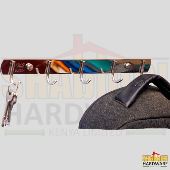 COAT HOOK 5 HOOKS GGH