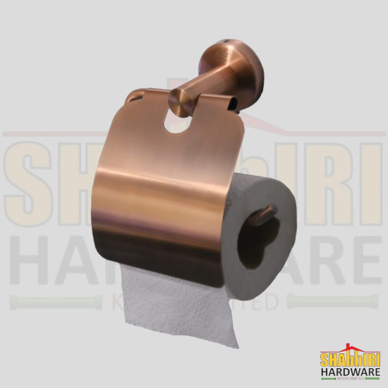 TISSUE HOLDER WITH COVER - Antique Brass / Copper / Gold