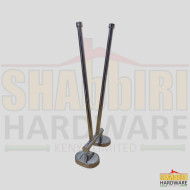 WALL MOUNTED BATHROOM/KITCHEN TOWEL HOLDER WITH 2 SWIVEL BARS