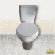 HALF SET CLOSE COUPLE TOILET