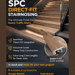 SPC STAIR NOSE  YC027 – Premium Anti-Slip Stair Edge Trim