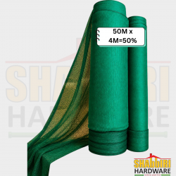 Green Shade Net 50% – 50m x 4m | UV Sun Protection Net for Farm, Greenhouses & Outdoor Shade in Nairobi Kenya