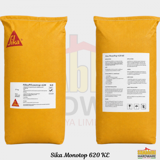 Sika MonoTop®-620 – Polymer Modified Concrete Repair, Reprofiling & Levelling Mortar (25kg)