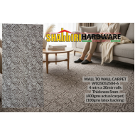 Premium Wall-to-Wall Carpet W025052504-6 – 5mm Thick Heavy Duty Soft Carpet Flooring 