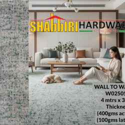 Premium Wall-to-Wall Carpet W025051905-4 – Heavy Duty 5mm Soft Carpet Flooring 