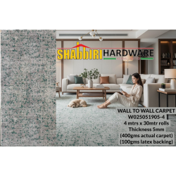 Premium Wall-to-Wall Carpet W025051905-4 – Heavy Duty 5mm Soft Carpet Flooring 