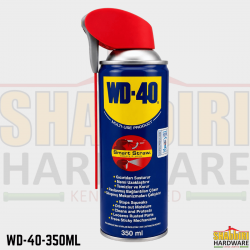 WD-40 Multi-Use Lubricant Spray with Smart Straw – 350ml | Rust Remover, Penetrating Oil & Moisture Repellent