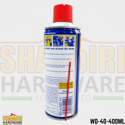 WD-40 Multi-Use Product 400ml Aerosol Spray – Lubricant, Rust Protector & Penetrant