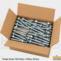 Wedge Anchor Bolt 12mm × 120mm | Heavy-Duty Concrete Expansion Anchor Bolt Kenya – 320pcs Carton