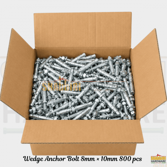Wedge Anchor Bolt 8mm × 80mm | Heavy-Duty Concrete Expansion Anchor Kenya