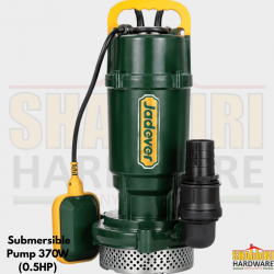 JADEVER 0.5HP Clean Water Submersible Pump 370W – 1 Inch Outlet, 17m Head 