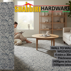 Premium Wall-to-Wall Carpet W025052504-5 – 5mm Thick Heavy Duty Soft Carpet Flooring