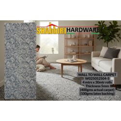 Premium Wall-to-Wall Carpet W025052504-5 – 5mm Thick Heavy Duty Soft Carpet Flooring