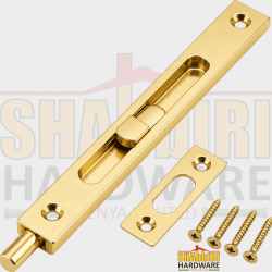FLUSH BOLT GOLD 