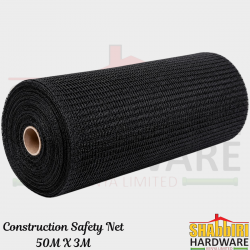 Black Construction Safety Net 50M x 3M | Building Site Screening, Dust Control & Privacy Net in Nairobi Kenya