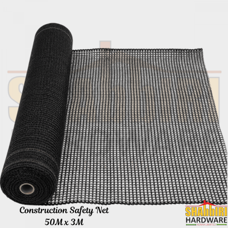 Black Construction Safety Net 50M x 3M | Building Site Screening, Dust Control & Privacy Net in Nairobi Kenya