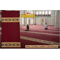 Premium Mosque Wall-to-Wall Carpet – Masjid Prayer Carpet Flooring 