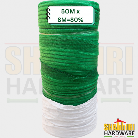 Green Shade Net 80% 50m x 8m