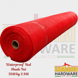 Waterproof Red Shade Net 320 GSM – 50m x 2.9m | Heavy Duty Outdoor Shade Net in Nairobi Kenya