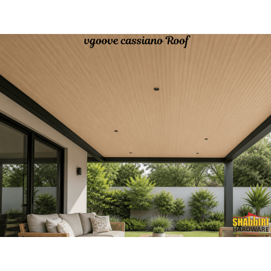 Fiber Cement  V-Groove Cassiano / Cassia Deco Board 8mm × 1200mm × 2400mm In Kenya